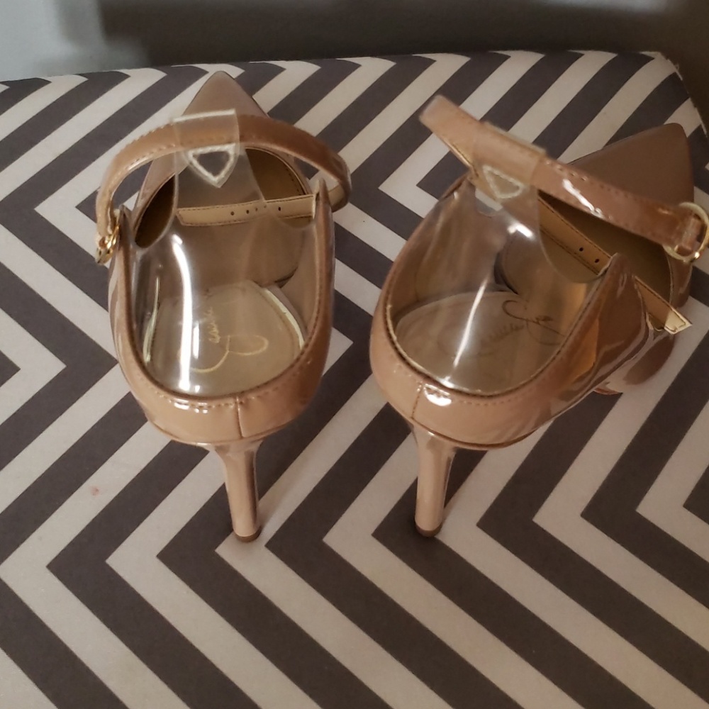 Jessica Simpson patent leather see through Heel - Picture 3 of 4